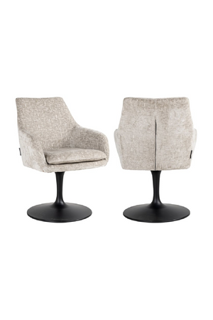 Pedestal Upholstered Swivel Chair | Richmond Interiors Marlon | Oroa.com