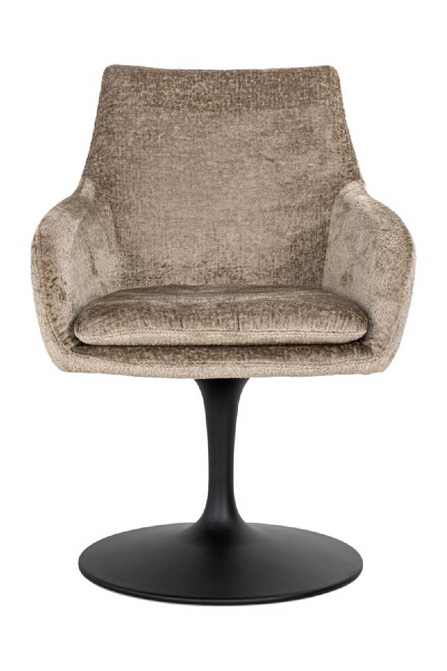 Pedestal Upholstered Swivel Chair | Richmond Interiors Marlon | Oroa.com