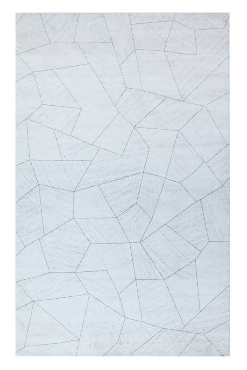 Beige Geometric Carpet 6'5" x 9'5" | OROA Deniz | Oroa.com