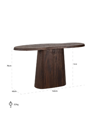 Wooden Organic-Shaped Console | Richmond Interiors Odile | Oroa.com