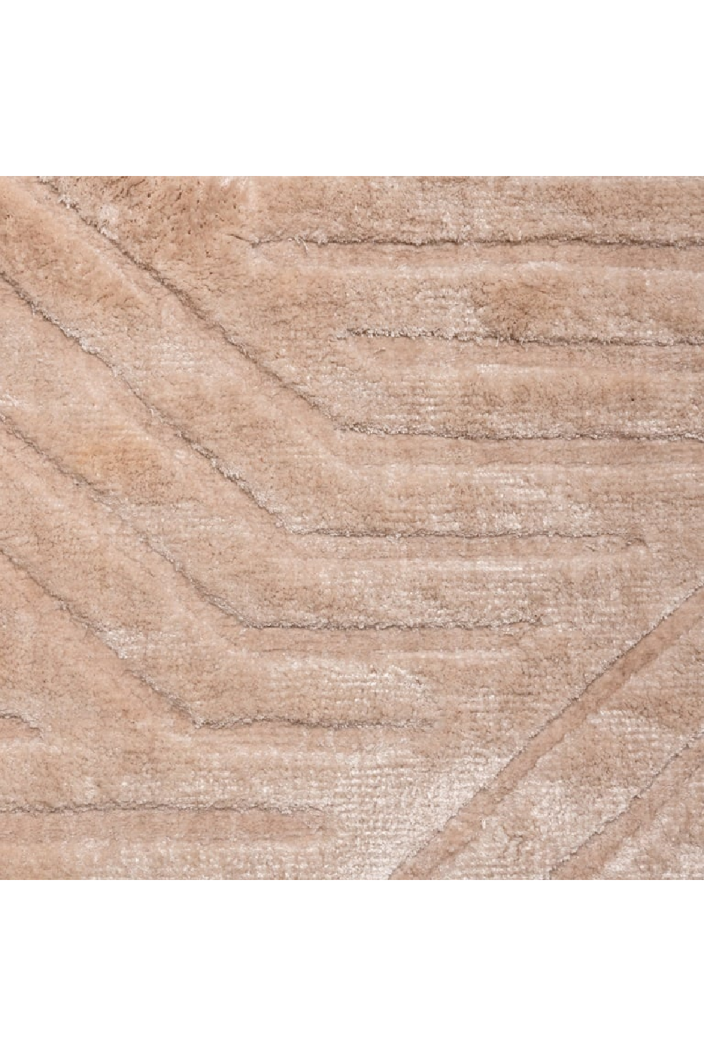 Brown Viscose Patterned Carpet | OROA Kitty | Oroa.com
