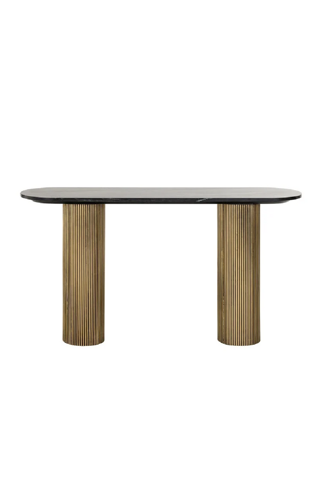 Black Marble Console Table | Richmond Interiors Dayton | Oroa.com