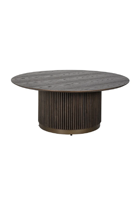 Round Wooden Coffee Table | Richmond Interiors Luxor | Oroa.com