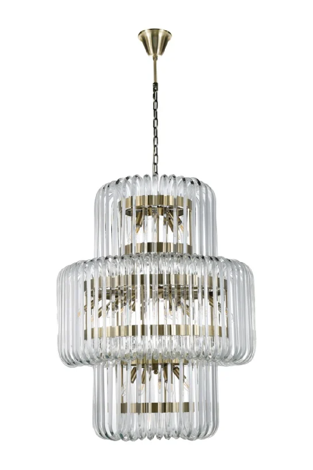 Glass Modern Chandelier | Richmond Interiors Chenna | Oroa.com