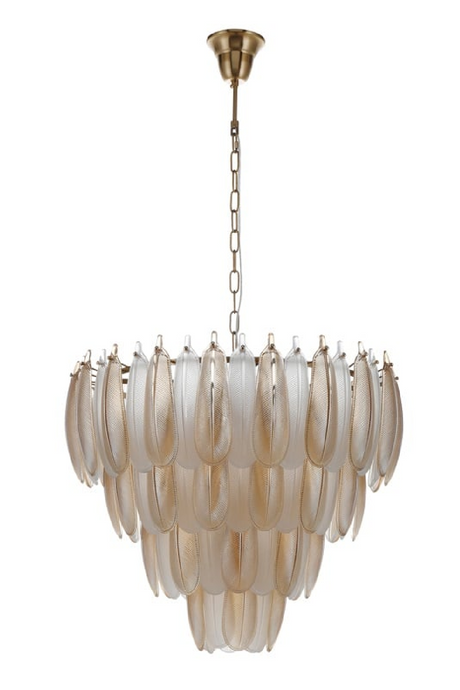 Glass Tiered Hanging Lamp | Richmond Interiors Chloe | Oroa.com