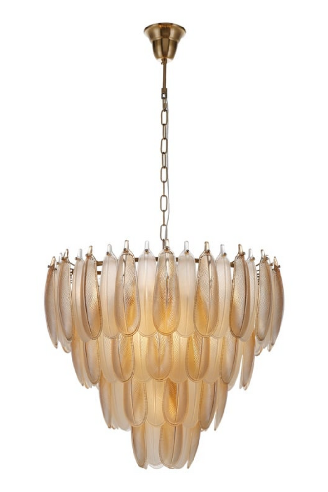 Glass Tiered Hanging Lamp | Richmond Interiors Chloe | Oroa.com