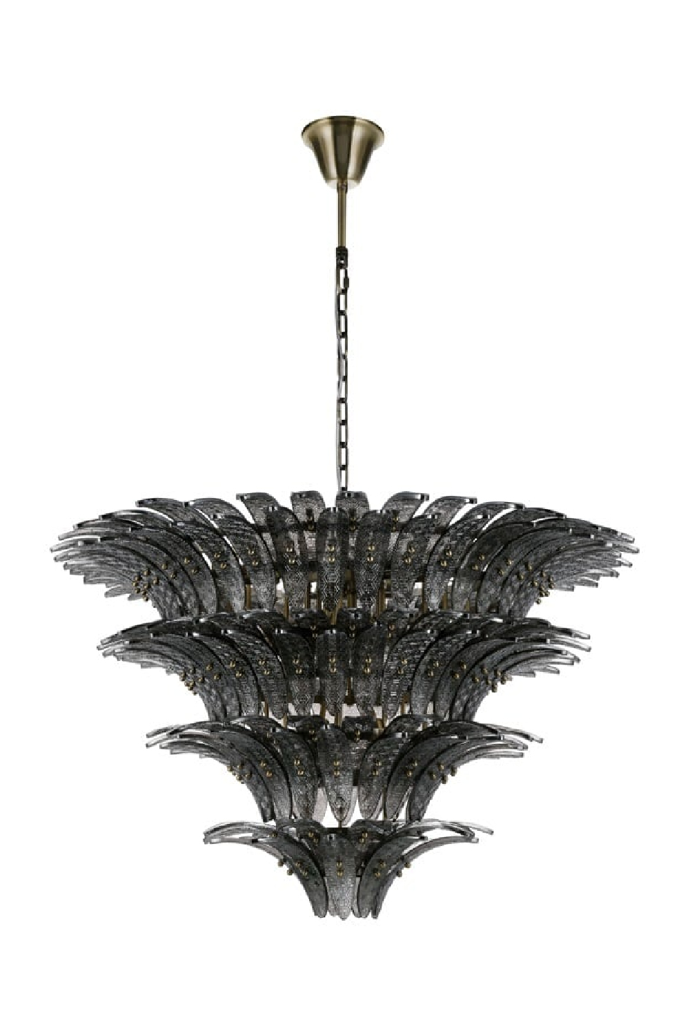 Dark Gray Glass Hanging Lamp | OROA Cyrah | Oroa.com