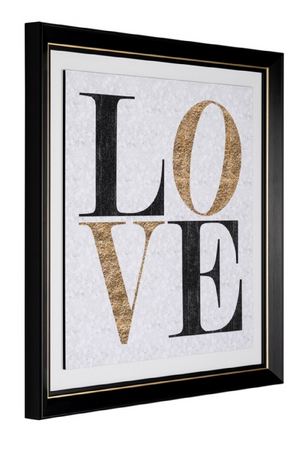 Framed LOVE Wall Art | Richmond Interiors Amour | Oroa.com