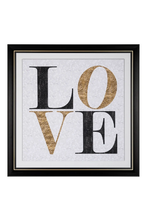 Framed LOVE Wall Art | Richmond Interiors Amour | Oroa.com