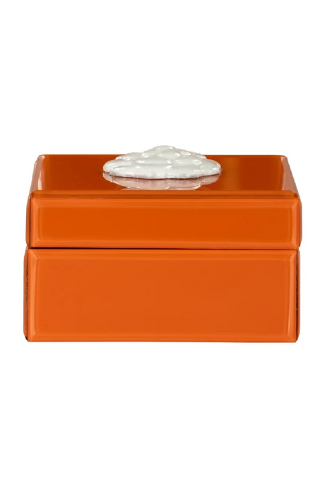 Orange Modern Storage Box | Richmond Interiors Lunia | Oroa.com
