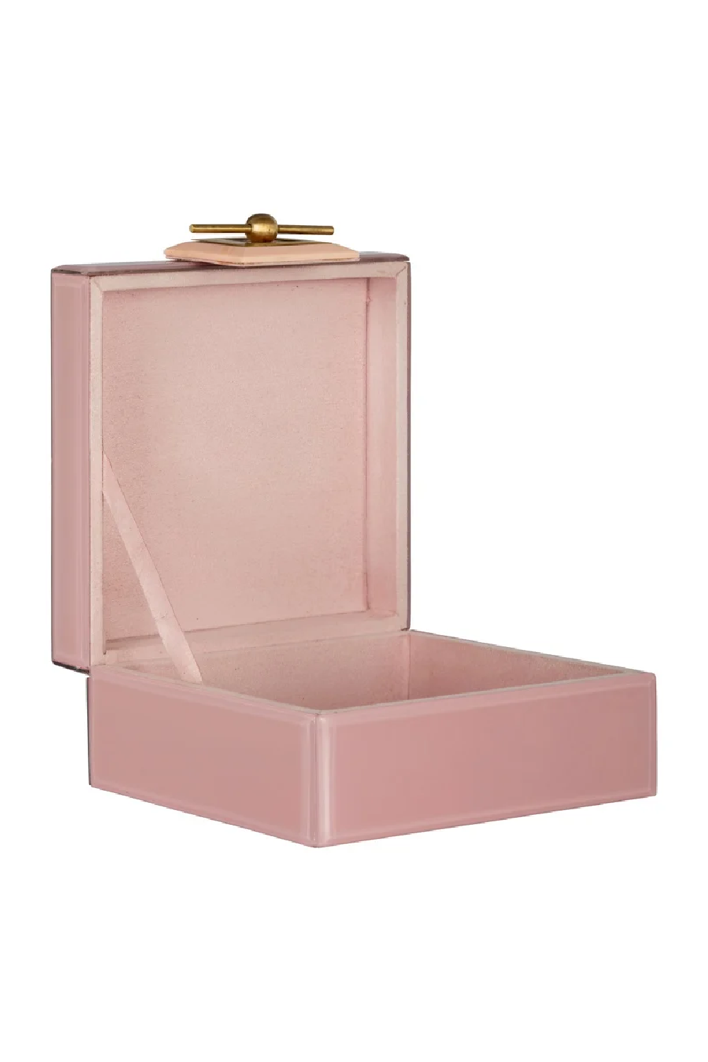 Pink Glass Jewelry Box | OROA Bodine | Oroa.com