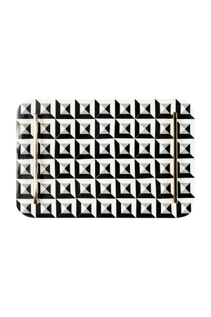 Geometric-Patterned Tray | Richmond Interiors Birte | Oroa.com