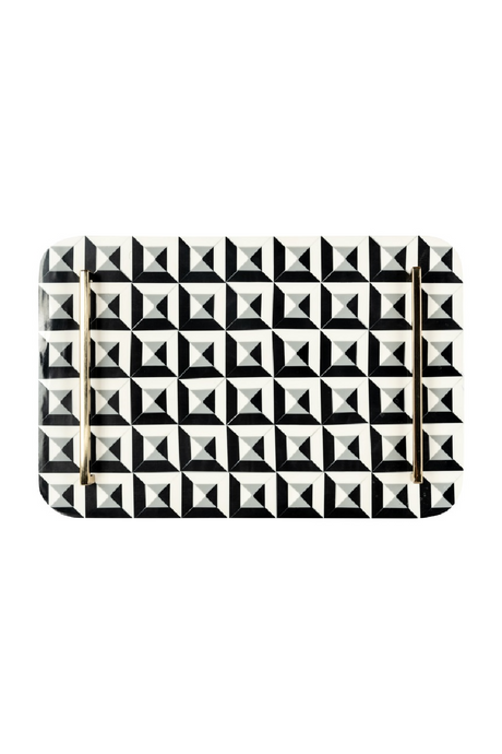 Geometric-Patterned Tray | Richmond Interiors Birte | Oroa.com