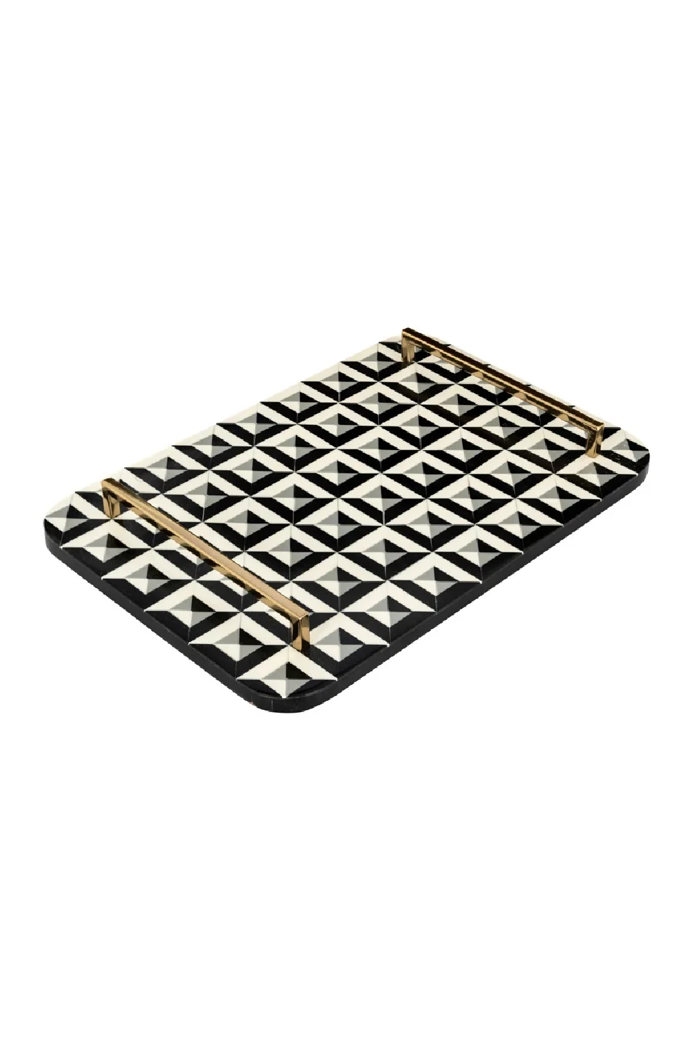 Geometric-Patterned Tray | Richmond Interiors Birte | Oroa.com