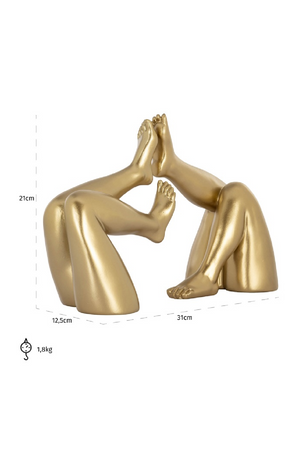 Gold Legs Books Standard | Richmond Interiors Balou | Oroa.com