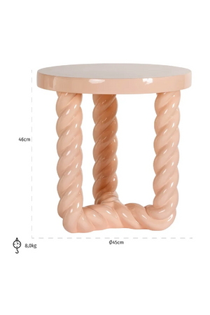 Pastel-Colored Side Table | Richmond Interiors Rosly | Oroa.com