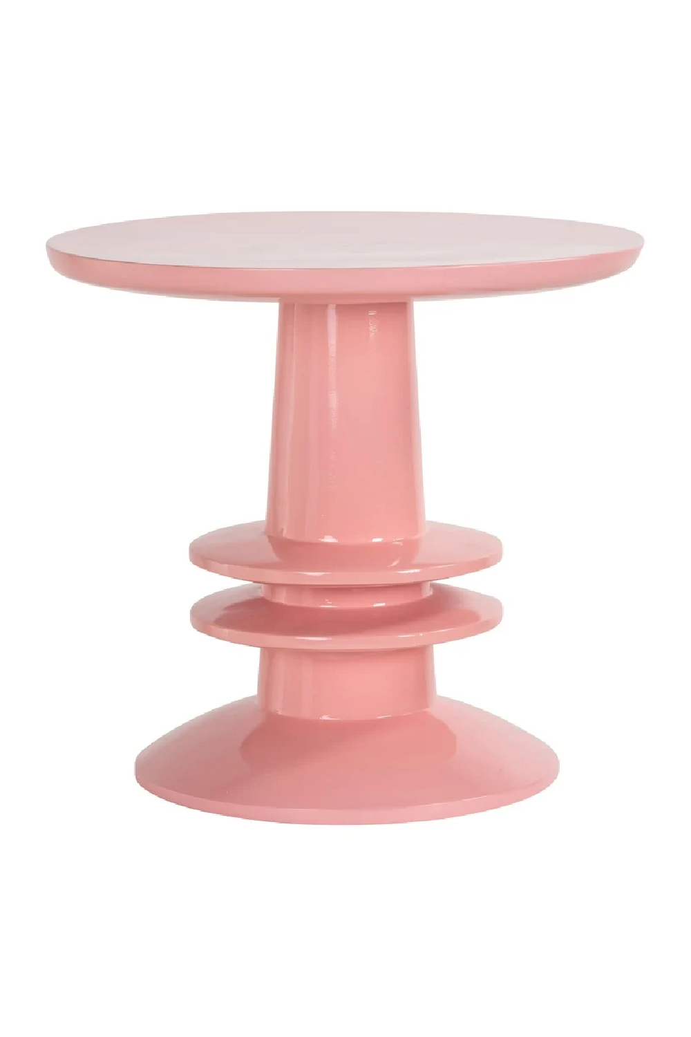 Pink Pedestal Side Table | OROA Josy | Oroa.com