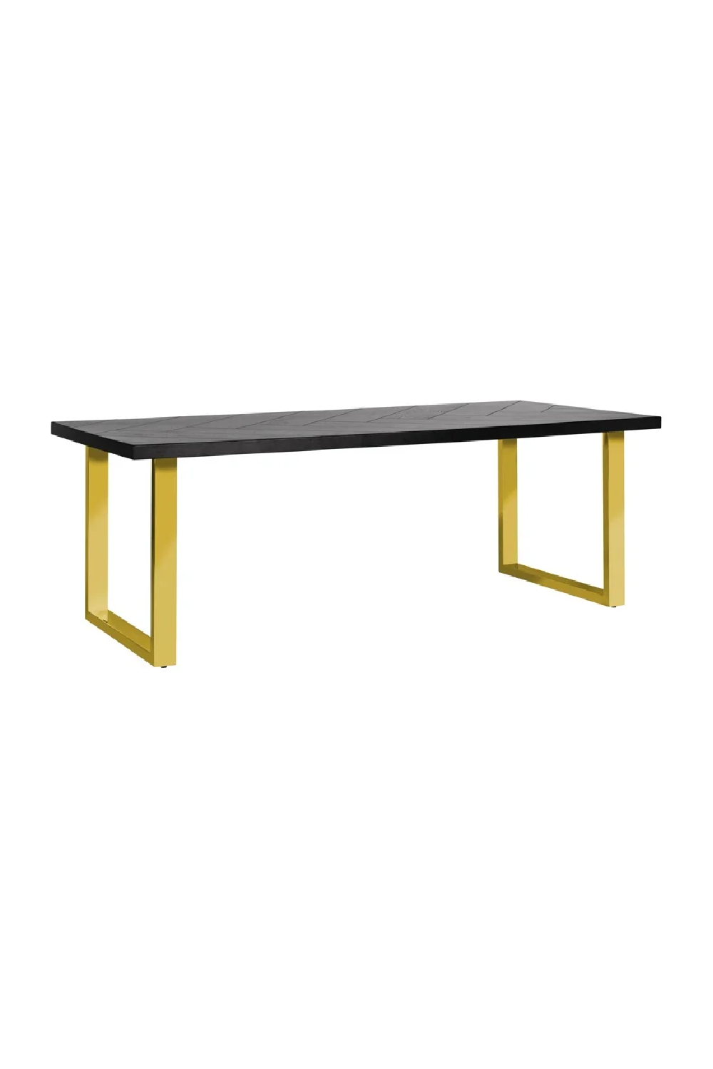 Herringbone Gold Dining Table | OROA Nalo | Oroa.com