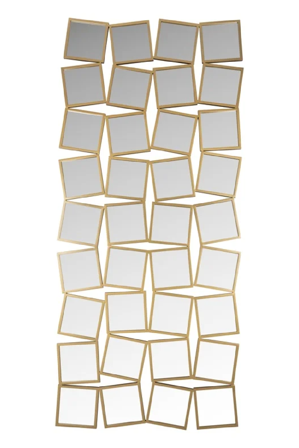 Gold Square Cluster Mirror | OROA Badia | Oroa.com