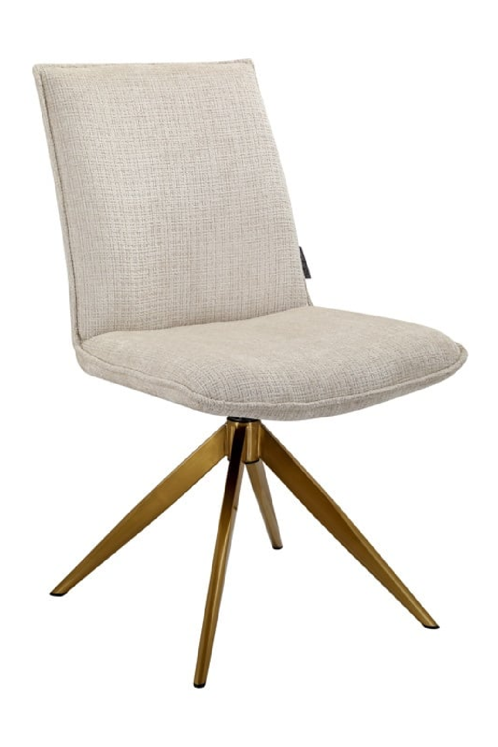 Beige Chenille Swivel Chair | OROA Dakota | Oroa.com