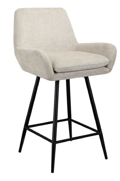 Chenille Counter Stool | Richmond Interiors Linsey | Oroa.com