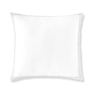 400TC Percale Embroidered Euro Sham | Amalia Home Memória | Oroa.com