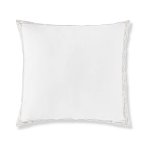 400TC Percale Embroidered Euro Sham | Amalia Home Memória | Oroa.com