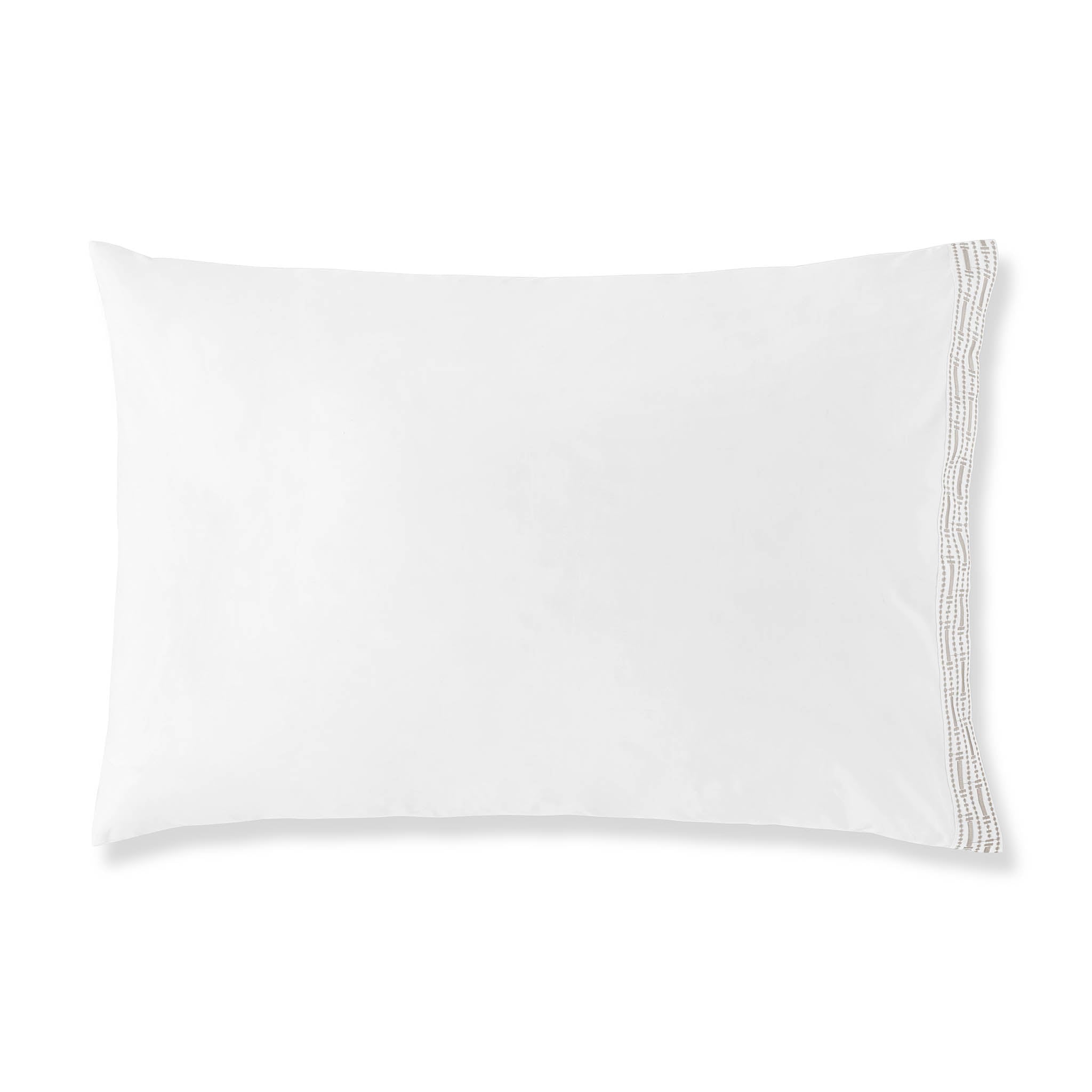400TC Percale Embroidered Pillowcase Set | Amalia Home Memória | Oroa.com