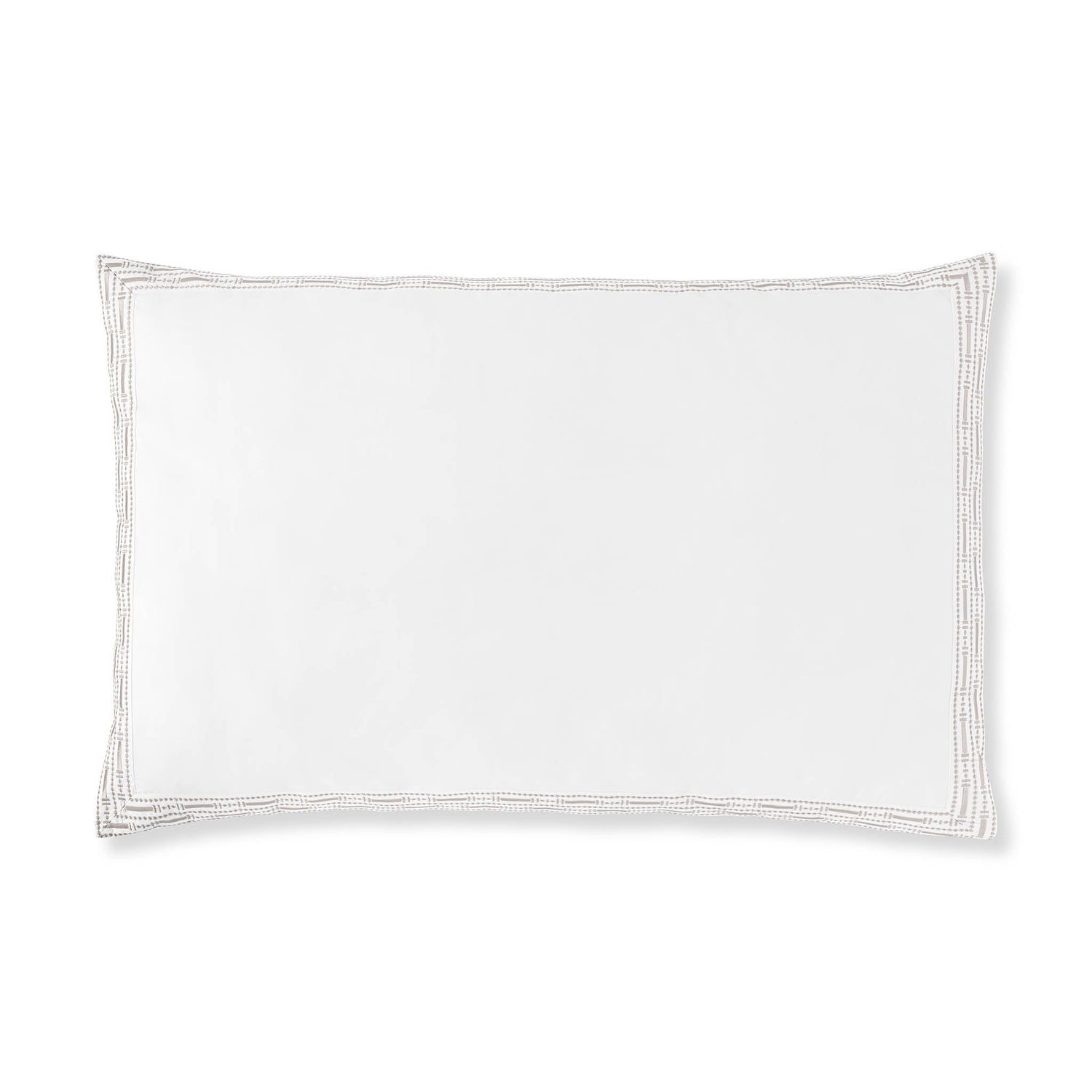 400TC Percale Embroidered Sham Set | Amalia Home Memória | Oroa.com