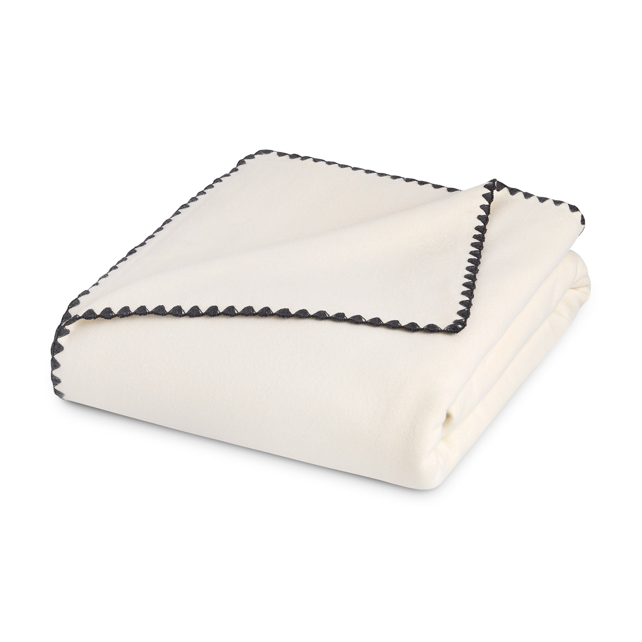 Brushed Cotton Shell-Stitched Blanket | Amalia Home Luísa | Oroa.com