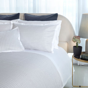 200TC Pleated Percale Sham Set | Amalia Home Luna | Oroa.com