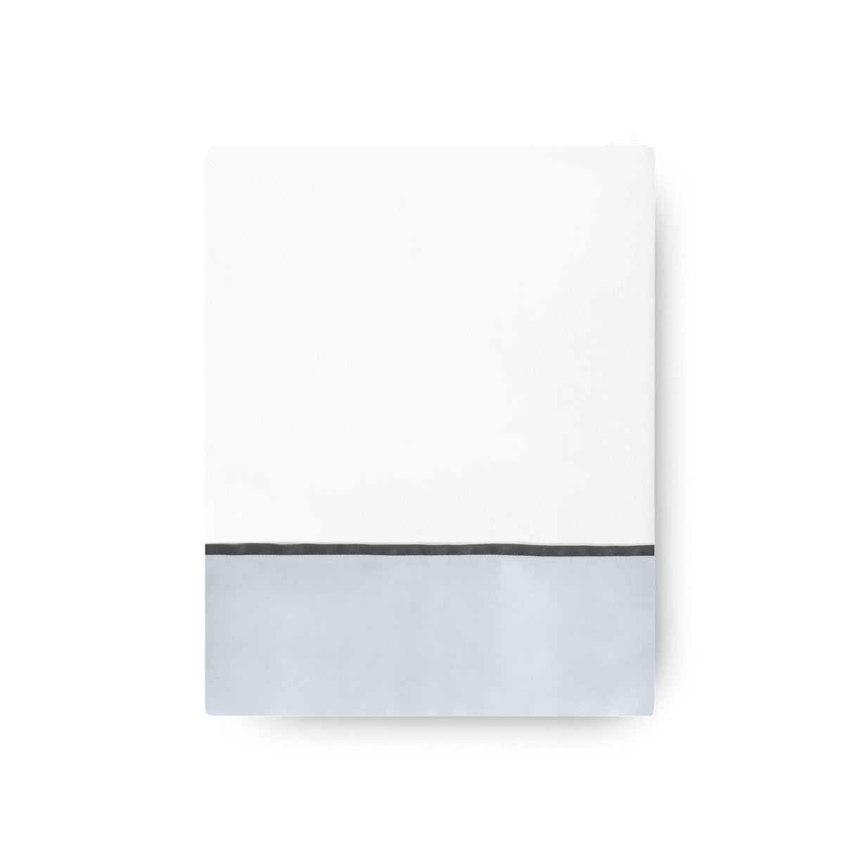 430TC Sateen Bordered Flat Sheet | Amalia Home Ovar | Oroa.com