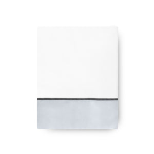 430TC Sateen Bordered Flat Sheet | Amalia Home Ovar | Oroa.com