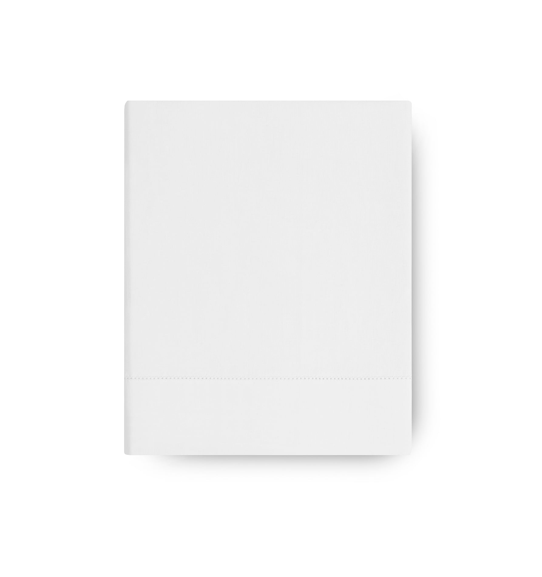 525TC White Percale Flat Sheet | Amalia Home Victoria | Oroa.com